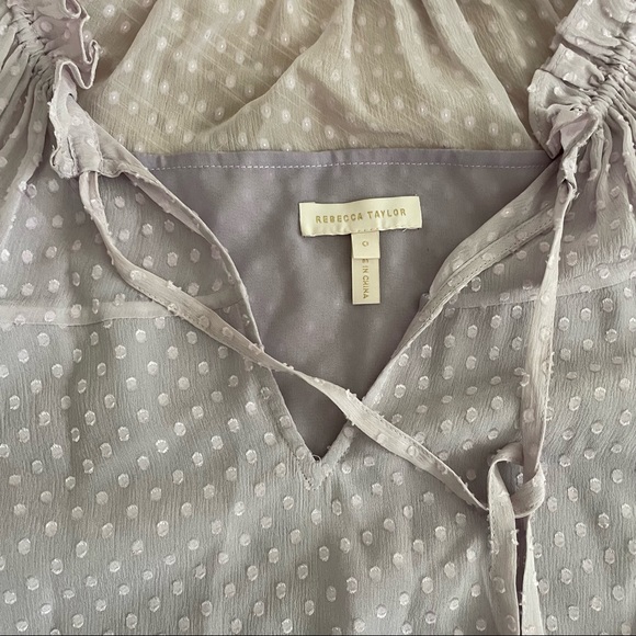 lavender nanette lepore blouse - Picture 3 of 3